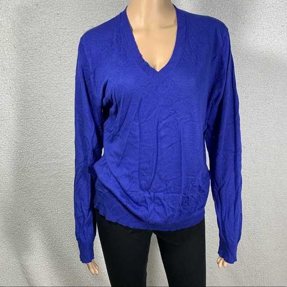 United Colors Of Benetton Tops - United Colors of Benetton Womens M Blue Soft Sweater Top